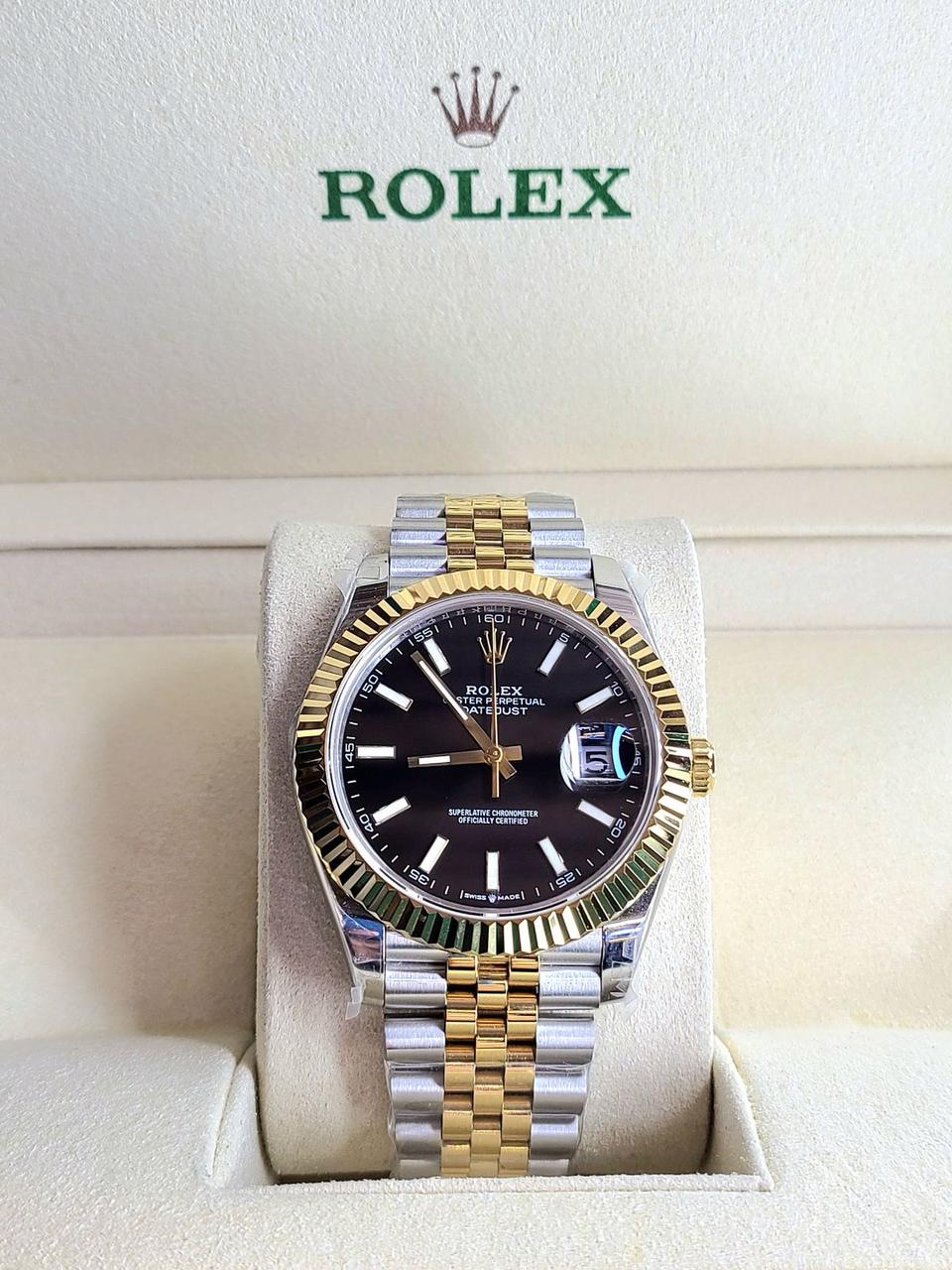 ROLEX DATEJUAT 41 YELLOW GOLD