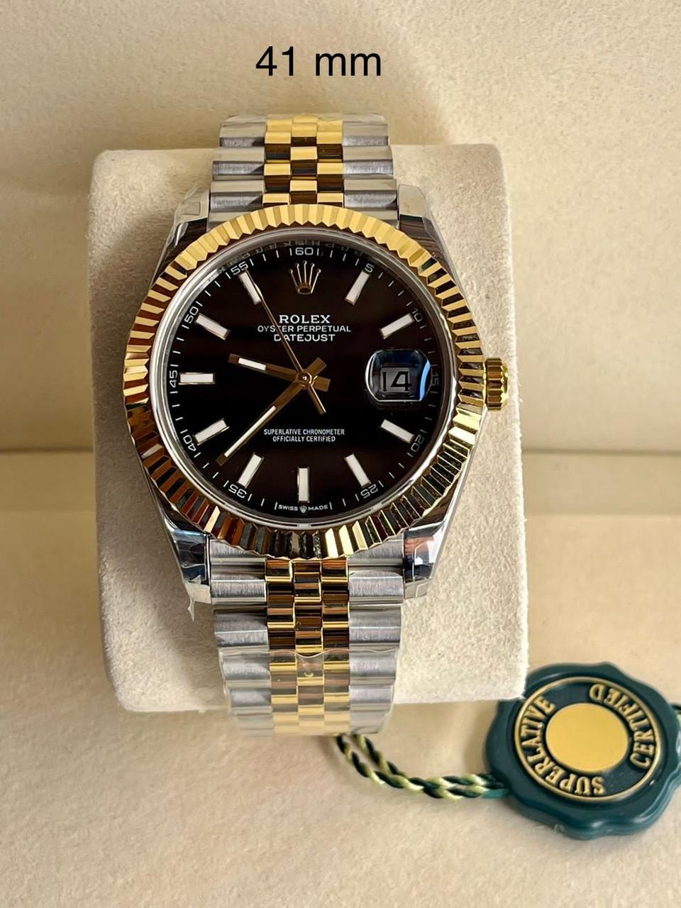 ROLEX DATEJUAT 41 YELLOW GOLD